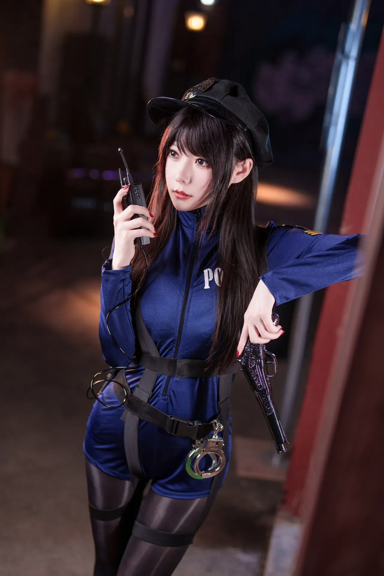 『套图』十一月舰长女警图 - 香草喵露露 套图 预览图