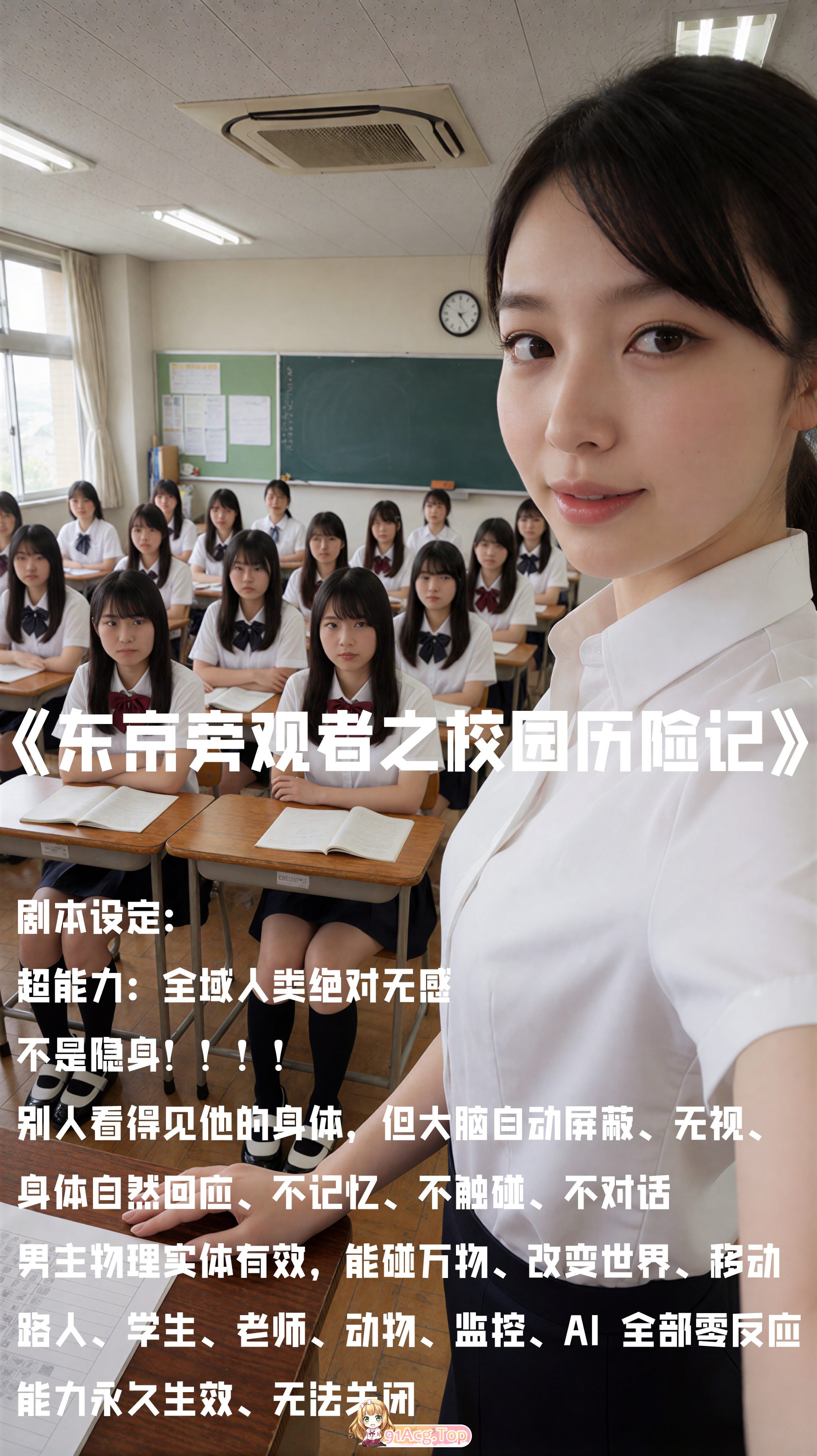 AI《东京旁观者之校园历险记》第1-3章+彩蛋 漫画图集 PC端