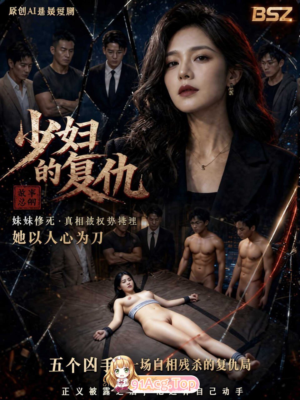AI短剧《少妇的复仇》第1-2集-妹妹惨死·真相被权势掩埋 动漫视频 PC端 预览图