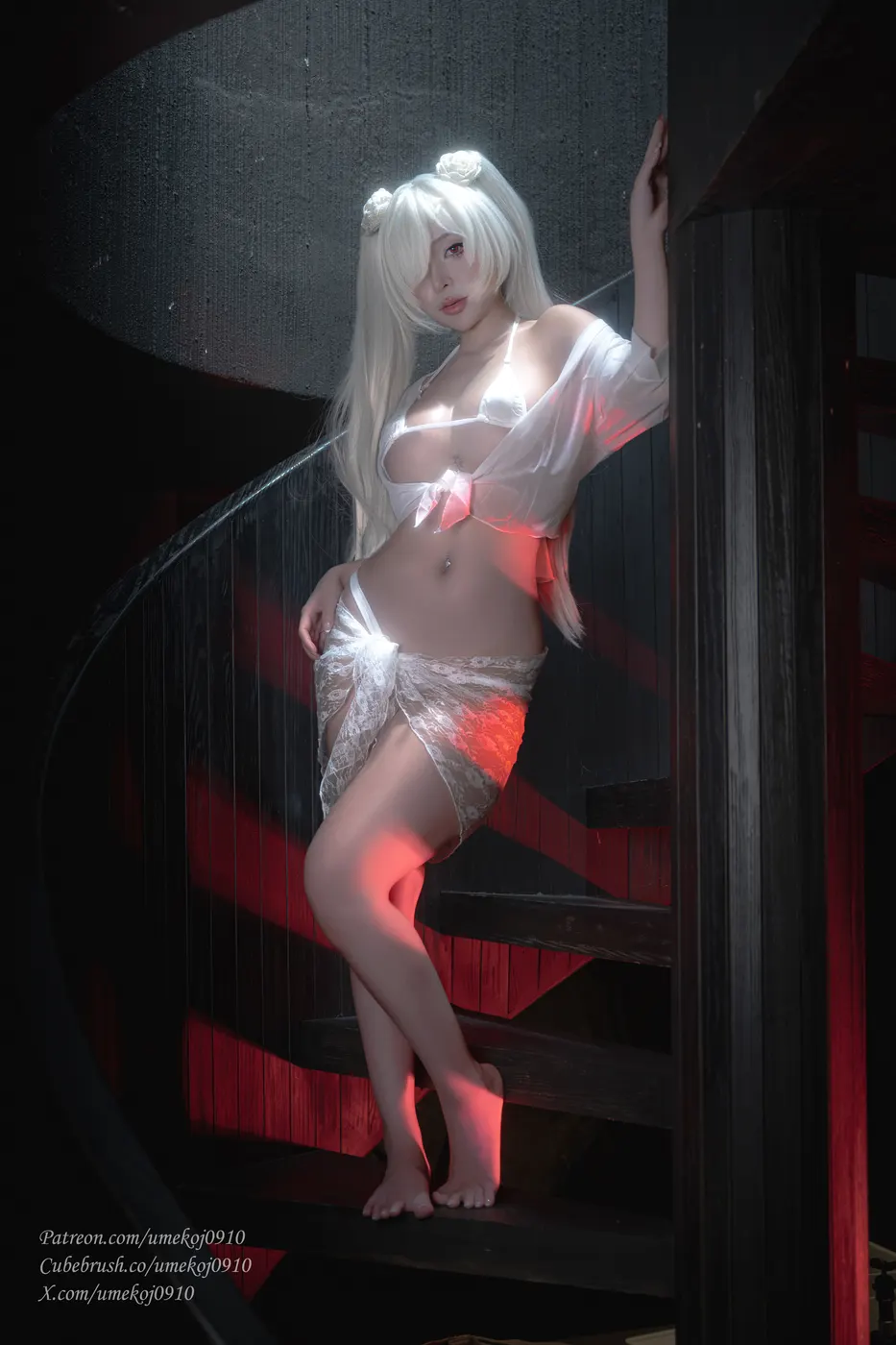 Umeko J - 灰姑娘 Cinderella Crystal Wave NIKKE 套图