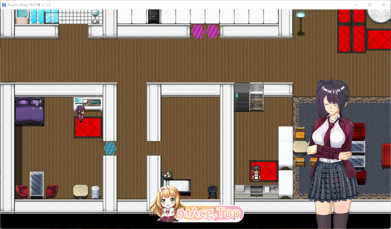 魔法少女执行者 vs 堕落魔法少女军团挂载机翻版 PC端 汉化版 预览图