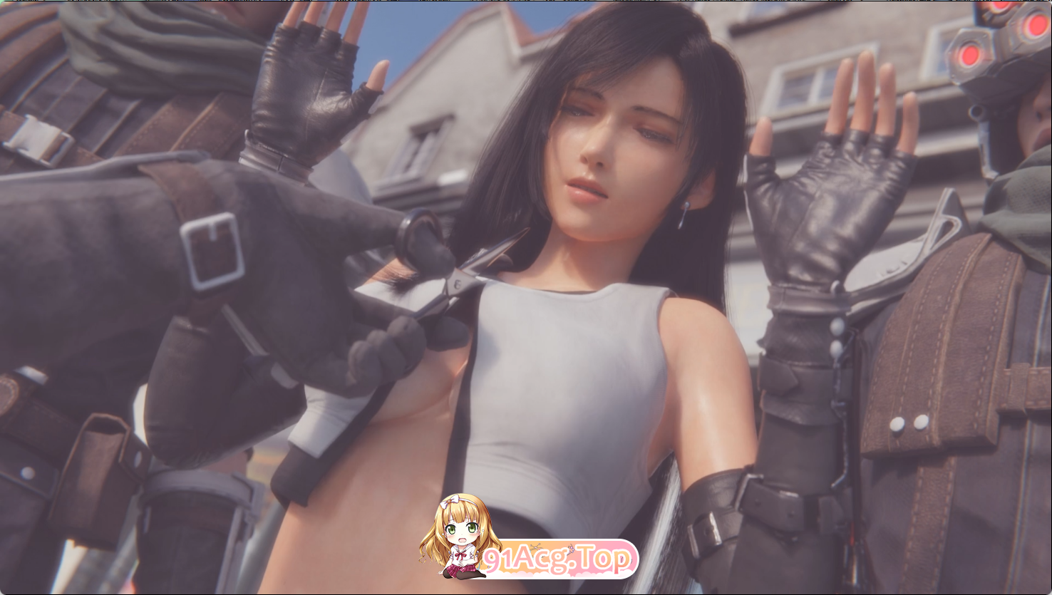 同人动画/3D/经典/蒂法/奶子剪掉Tifa的衣服 动漫视频 预览图