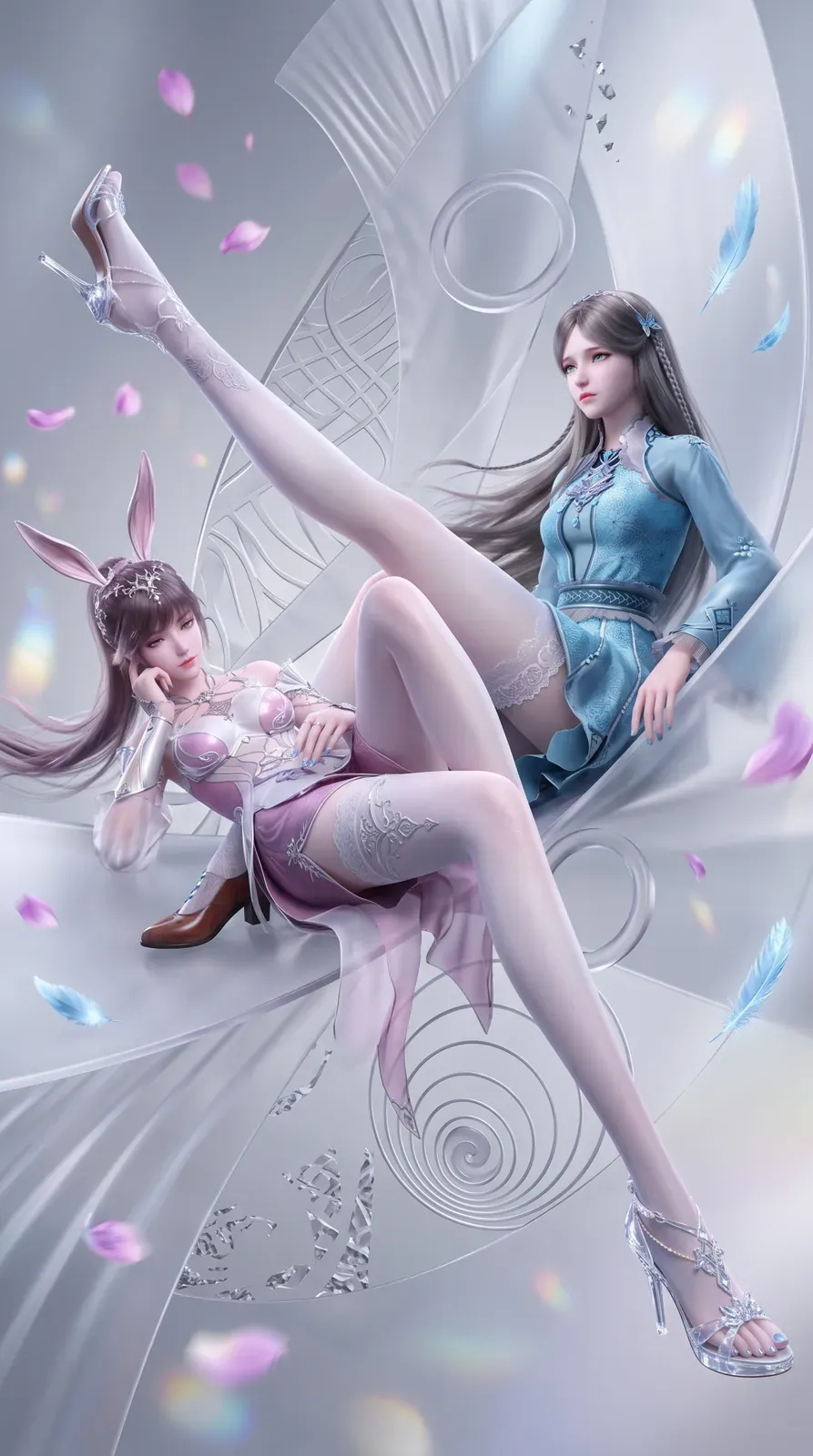 小舞&宁荣荣-斗罗大陆 套图 预览图