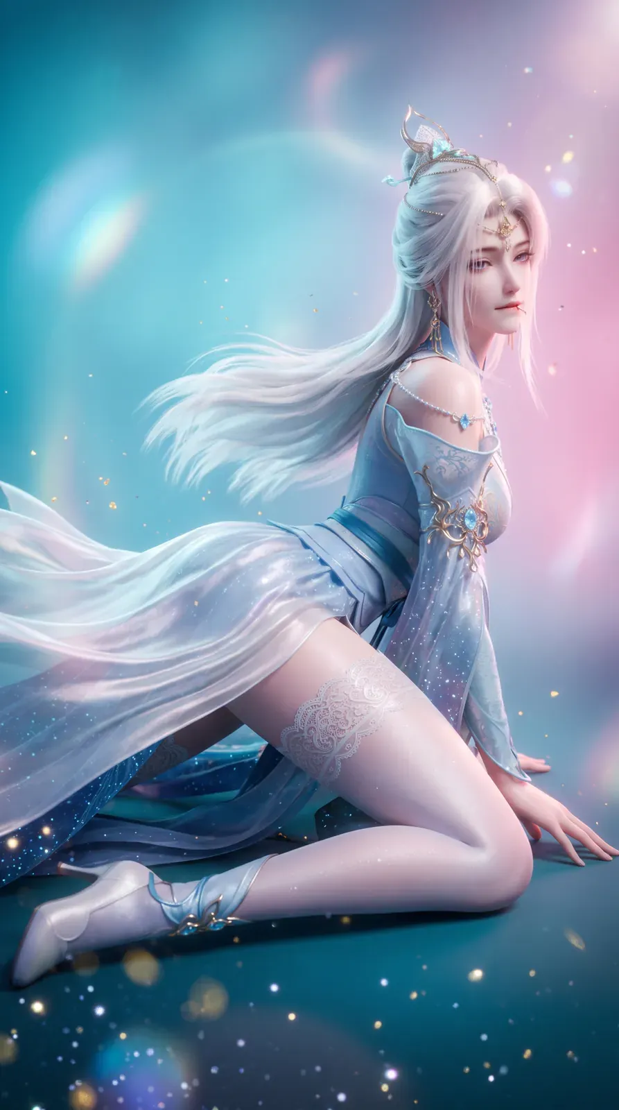 白发女修-一斩苍穹 套图 预览图