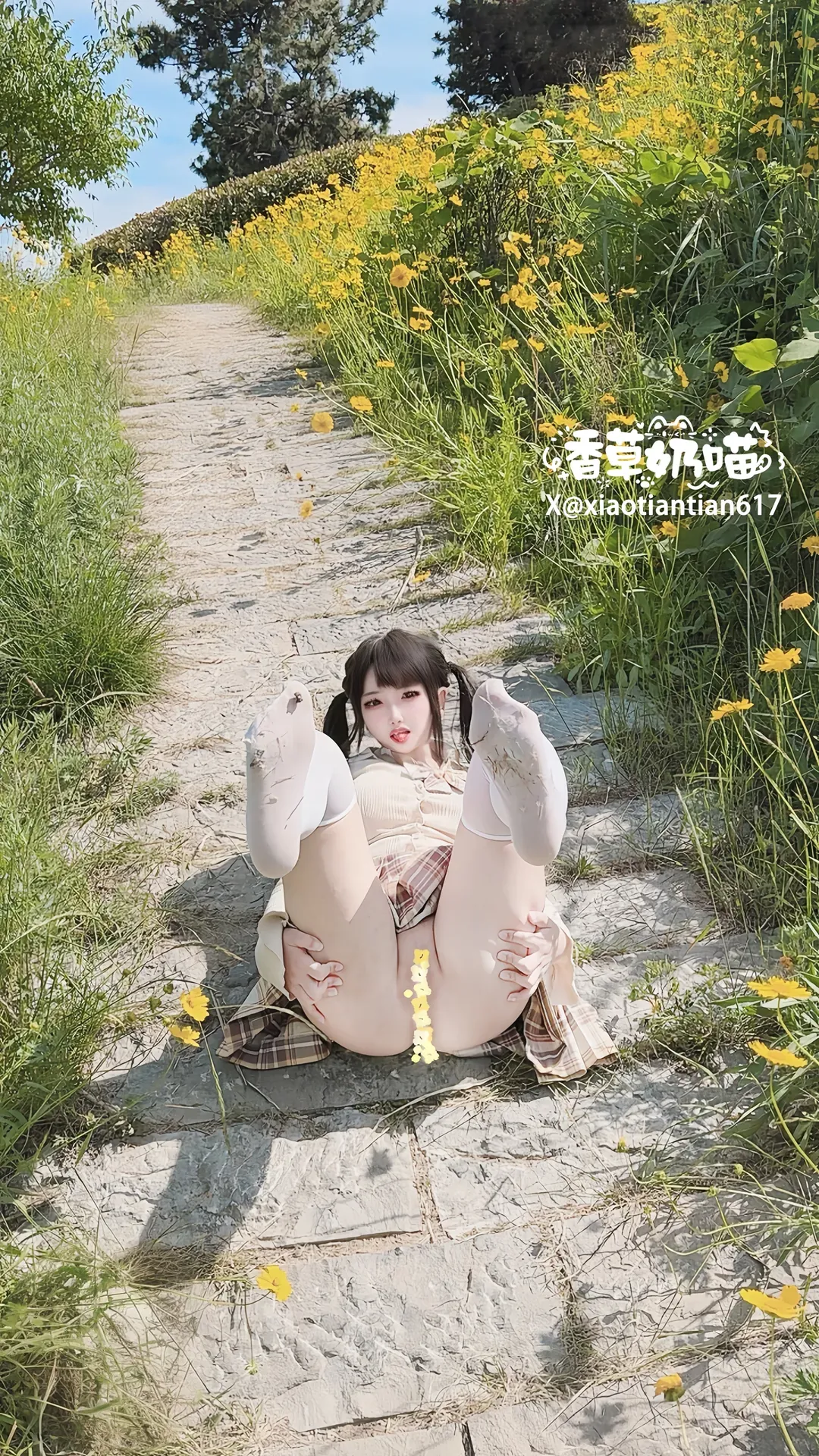 『套图』JK春游 - 香草奶喵 套图 预览图