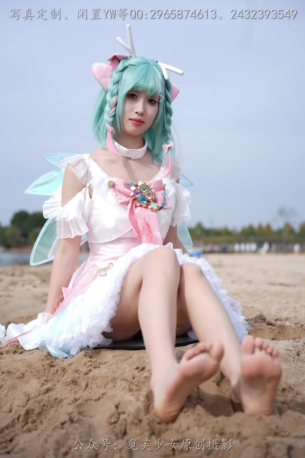 『套图』小研-瑶时之祈愿cos - 觅芙少女 套图 预览图