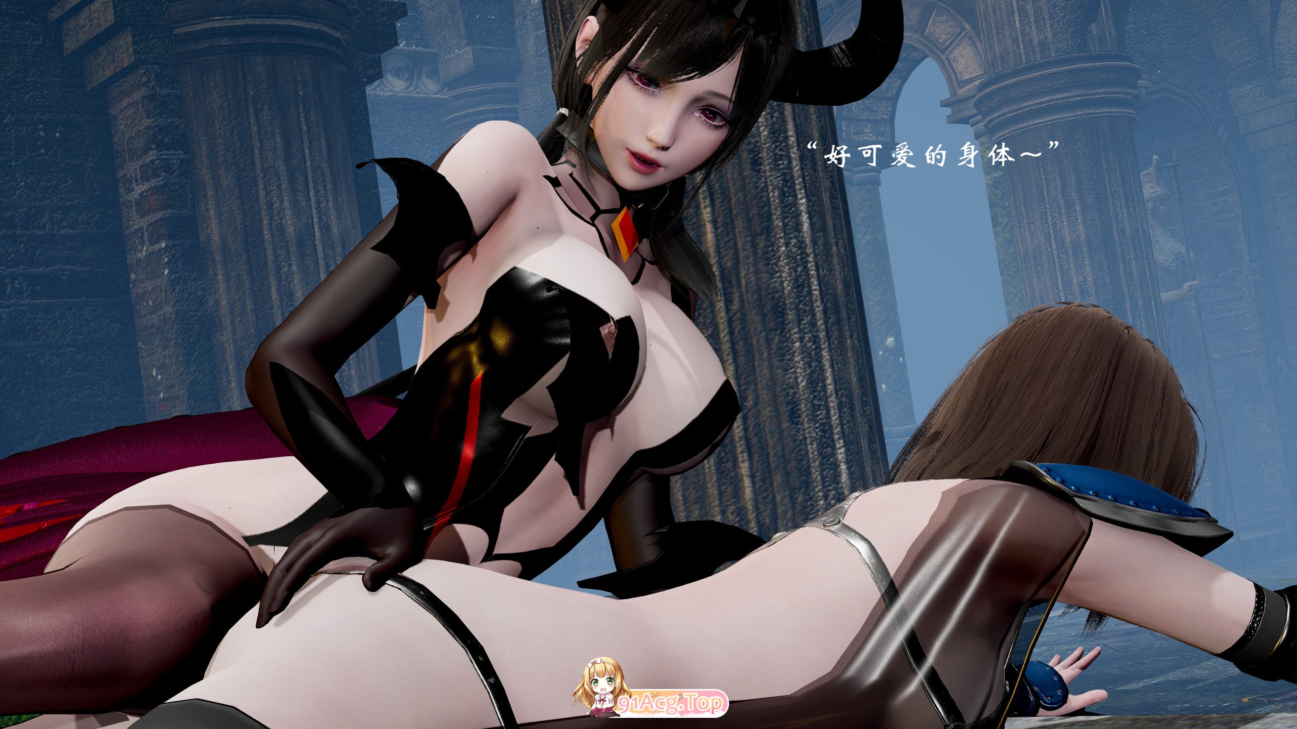 Jayep 高等魅魔怎么可能会输给小骑士|特殊角色/女女///舔阴 漫画图集 PC端 预览图