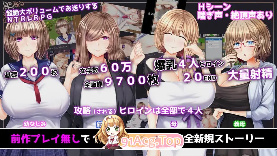 NTR RPG 失足女友-Another - ～告诉我，曾经只属于我的她们被他人夺走 PC端 汉化版 预览图