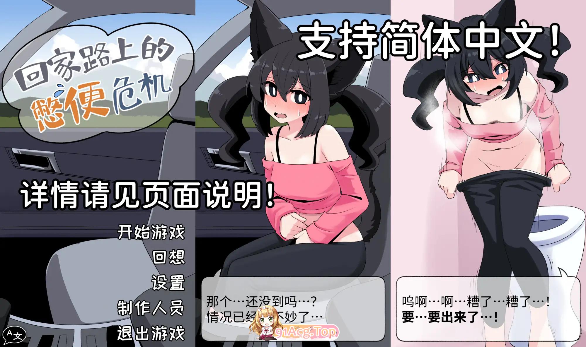 在车里忍耐〇〇的故事 車の中でうん〇我慢する話 官方中文版 双端 官中版 预览图