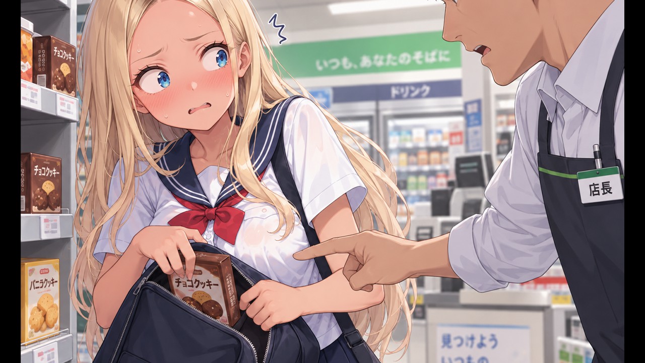 要惩罚偷东西的女孩！ 万引き女子にお仕置きです！ 双端 AI汉化版