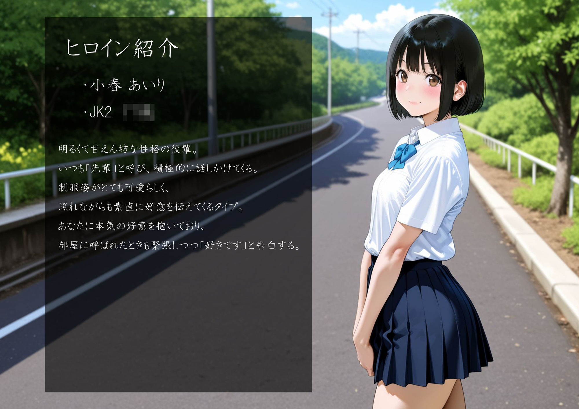 我把喜欢我的后辈叫到家里，把她侵犯了 俺のことが好きな後輩を自宅に呼んで犯してみた PC端 AI汉化版 预览图