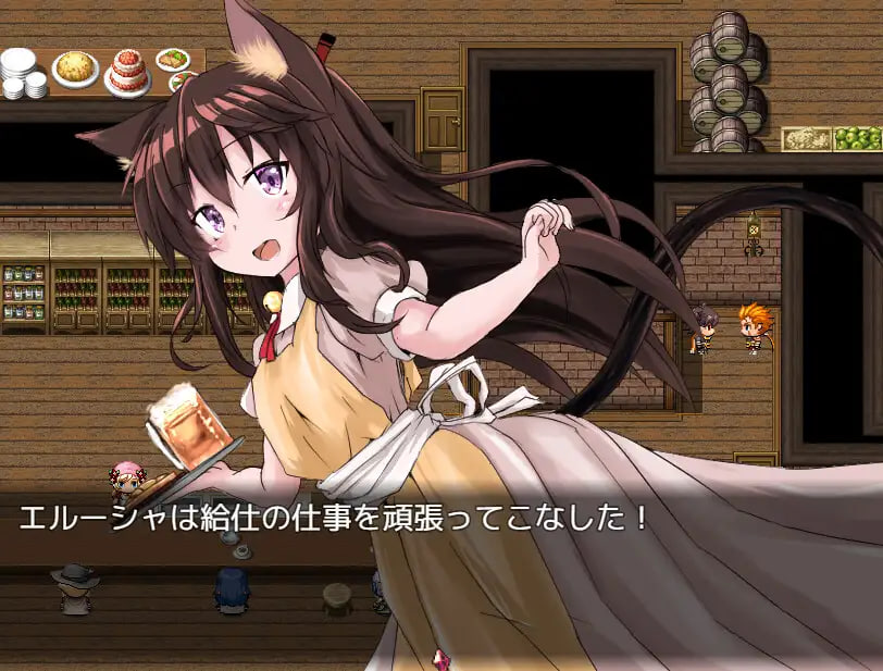 不谙世事的猫娘艾露莎 世間知らずの猫エルーシャ v1.06 安卓端 汉化版 预览图