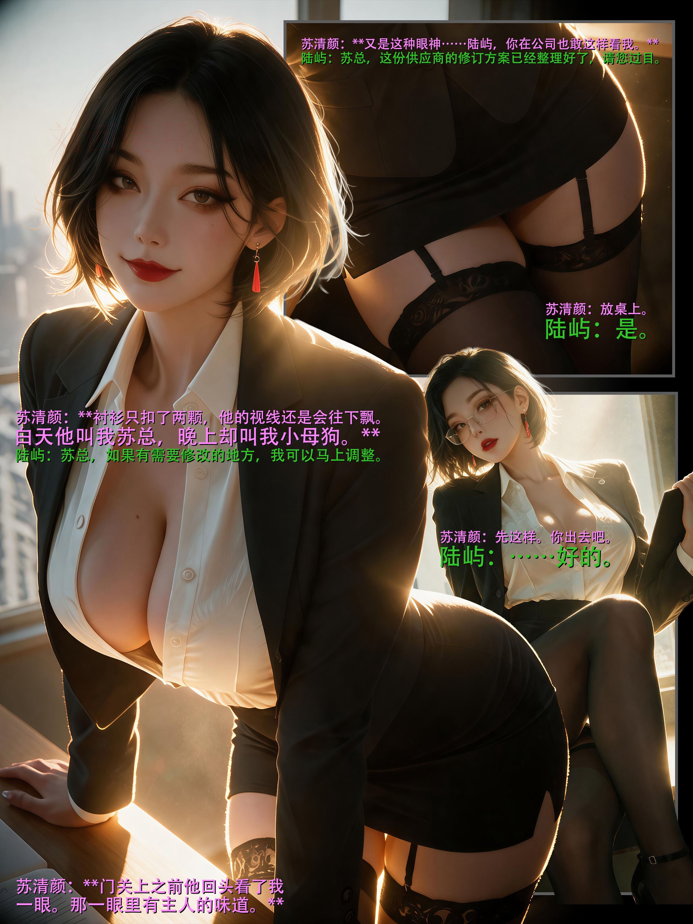 JessieAI她说只是玩玩1-2 漫画图集 PC端 汉化版 预览图