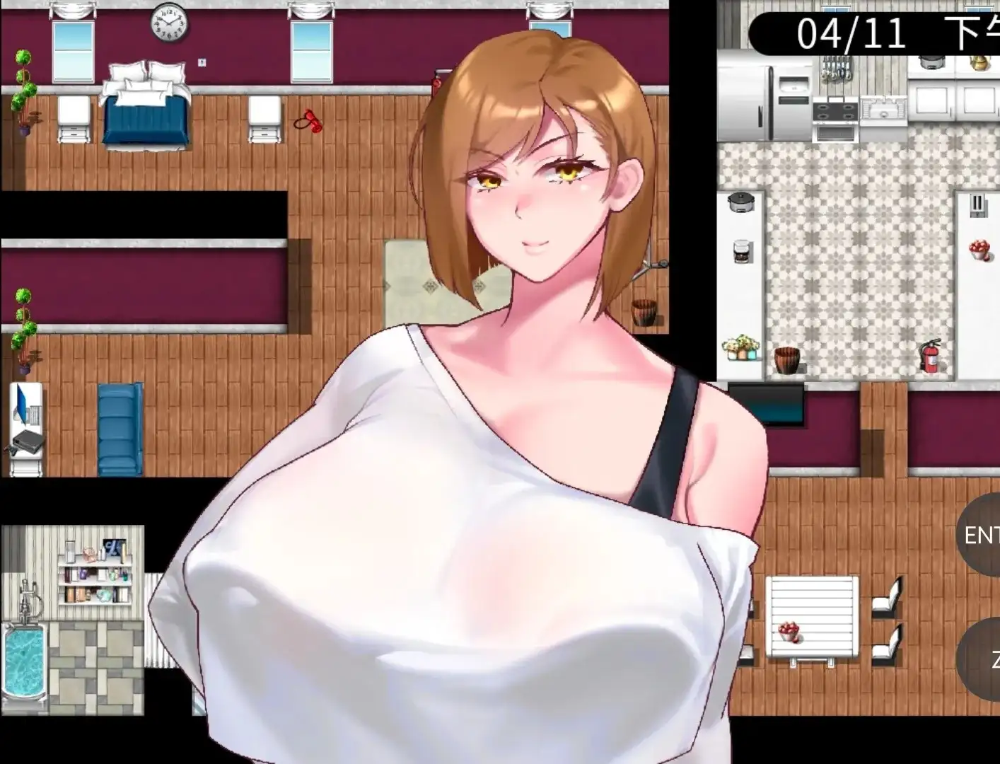 被击垮而堕落的强气人妻1.0 PC端 AI汉化版 预览图