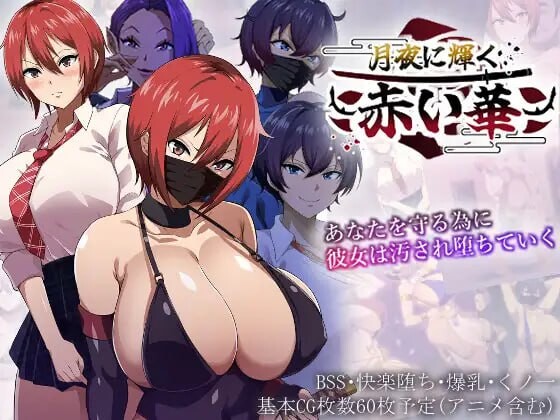 月夜下辉映的赤红之花 月夜に輝く赤い華 PC端 AI汉化版 预览图