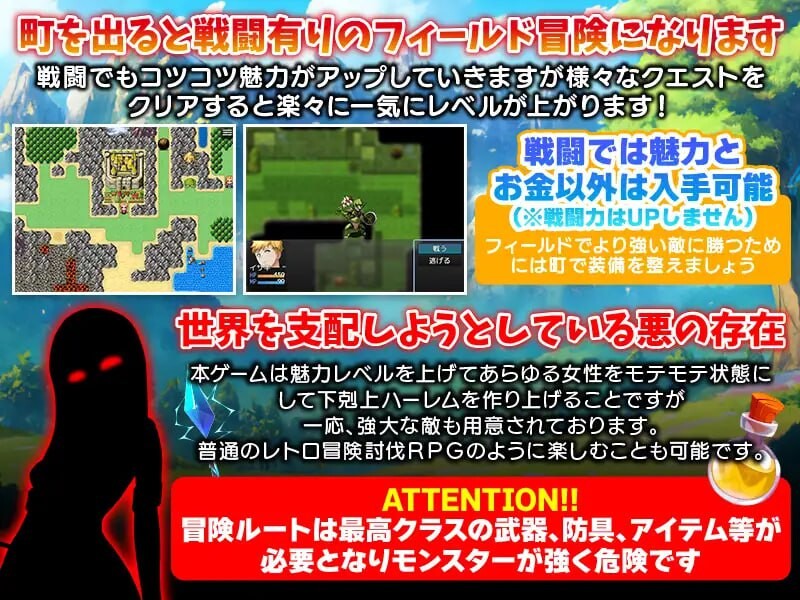 只有我的魅力等级在提升 俺だけが魅力レベルが上がる件 PC端 汉化版 预览图