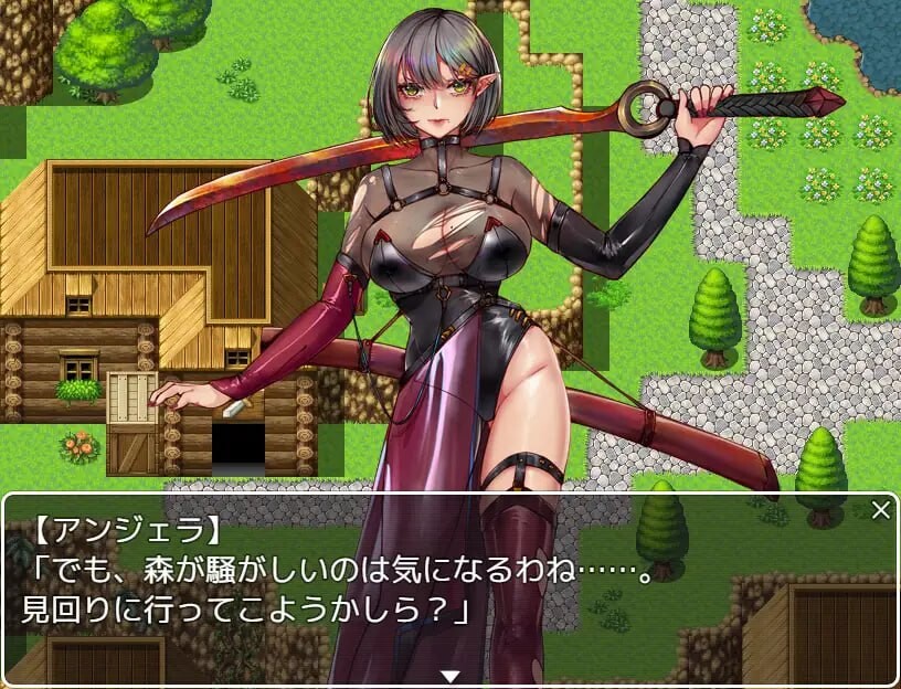 精灵战士 安吉拉 エルフの戦士 アンジェラ PC端 汉化版 预览图