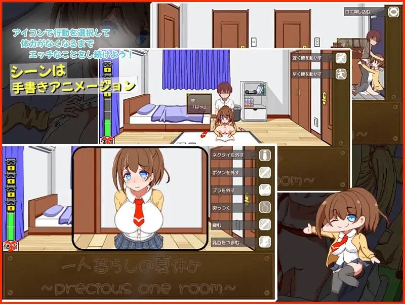 独自度过的暑假 一人暮らしの夏休み PC端 汉化版 预览图