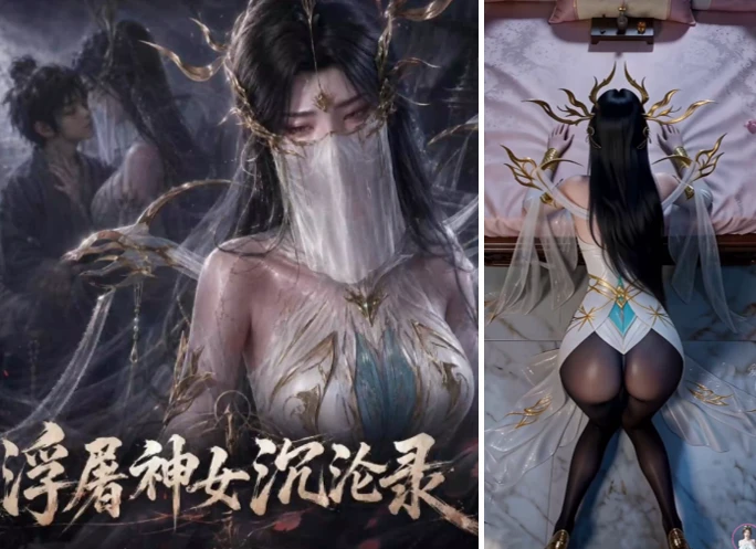 AI动画爱琳 清衍静浮屠神女沉沦录第二章 漫画图集 PC端