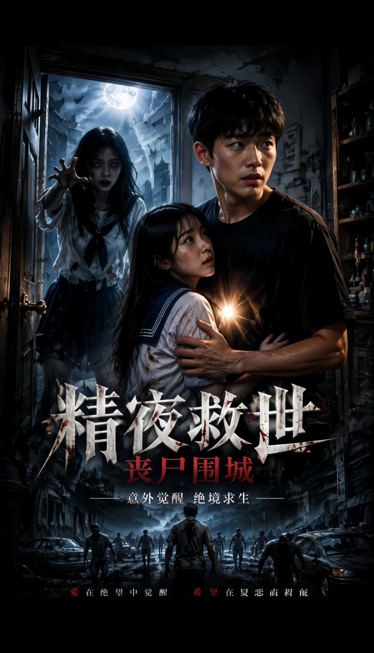 AI动画AI成人短剧 丧尸围城素材救世 第1-3集 漫画图集 PC端 预览图