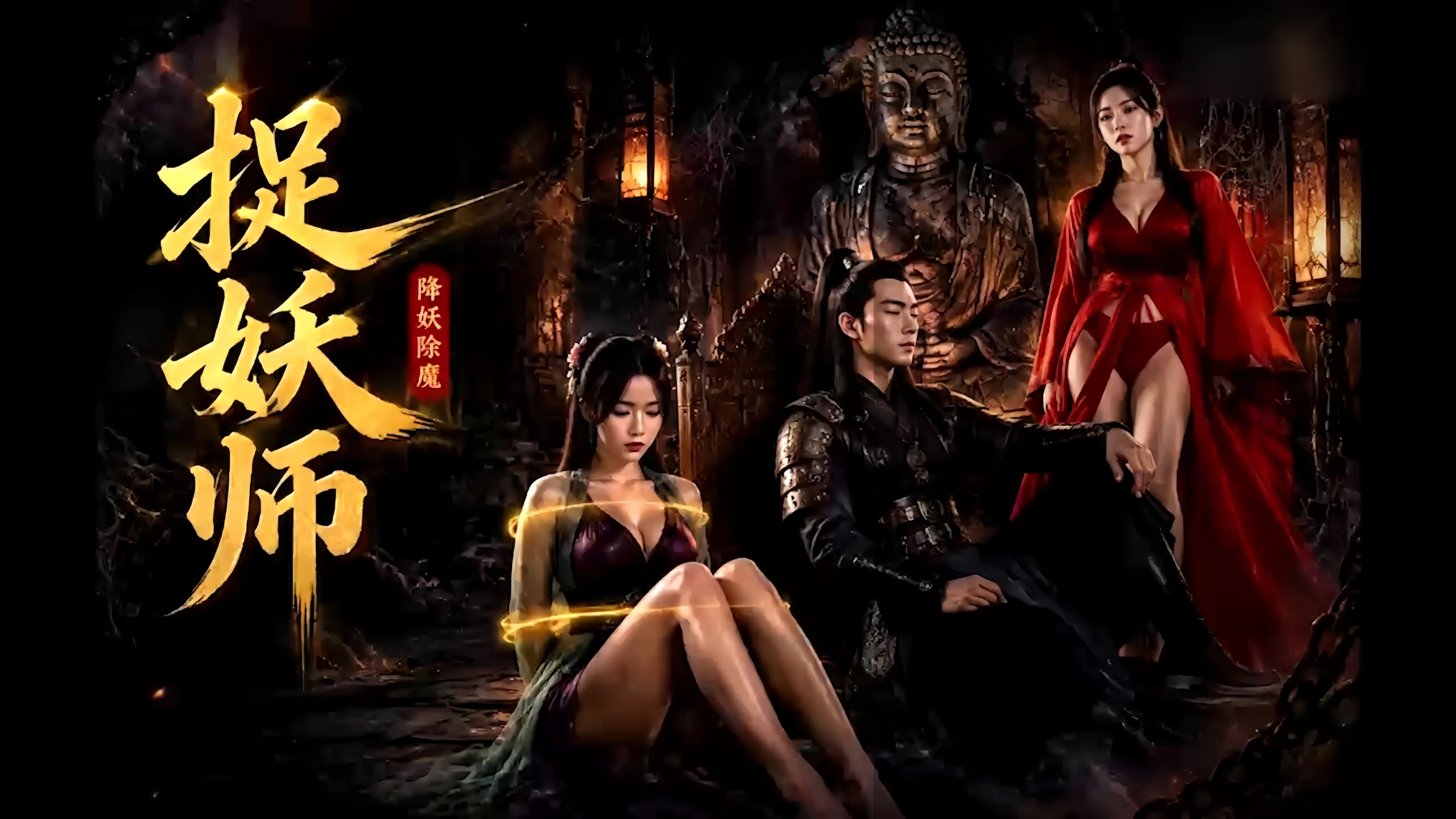 AI动画AI成人短剧 捉妖师 1-9集 漫画图集 PC端