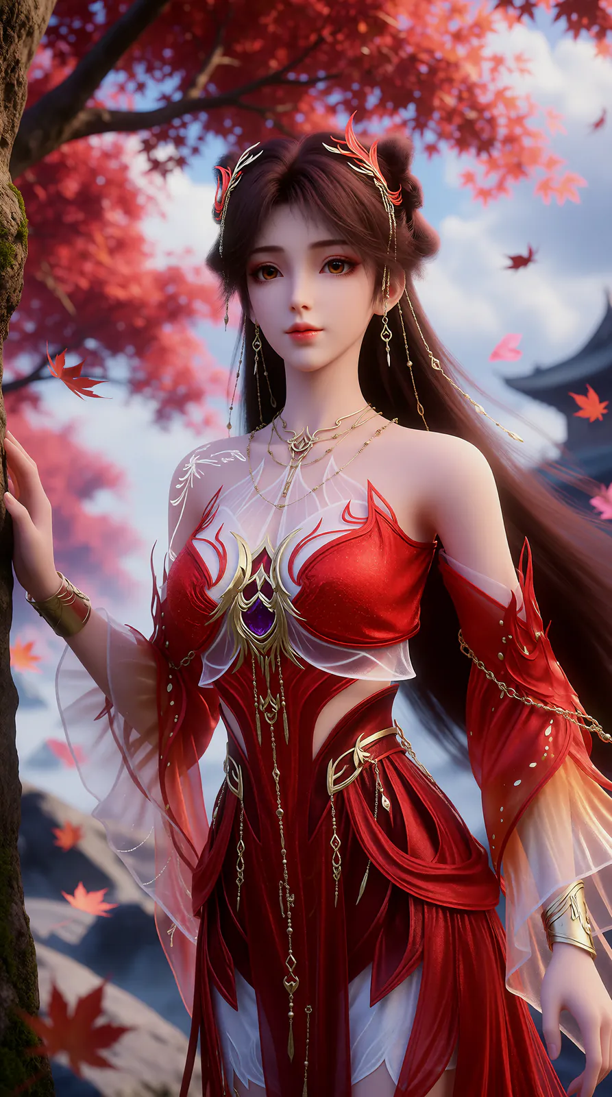 AI绘画火灵儿-完美世界 漫画图集 PC端 预览图