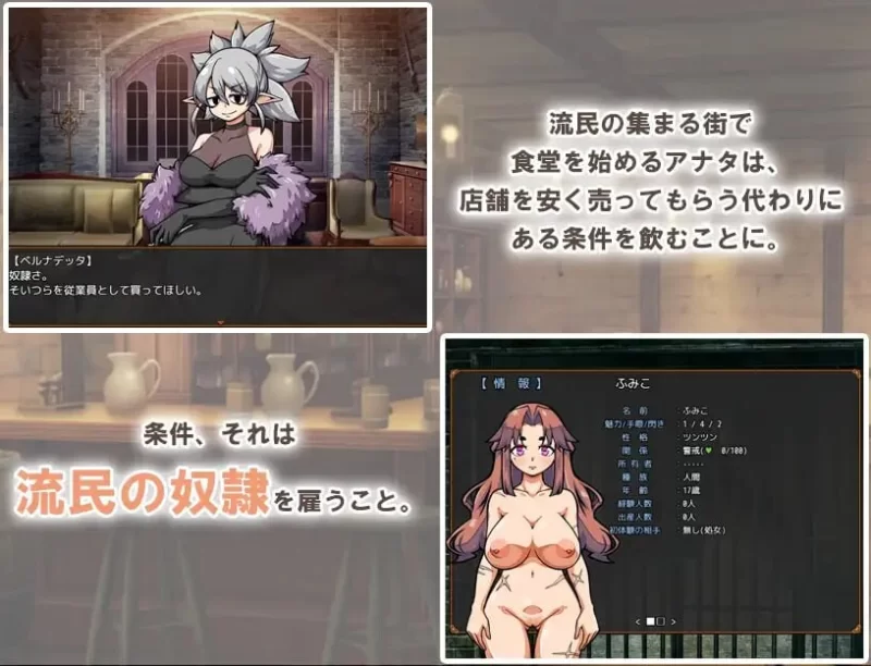 与流民少女共谱的食堂繁荣记 Ver1.04官中汉化 PC端 官中版 预览图