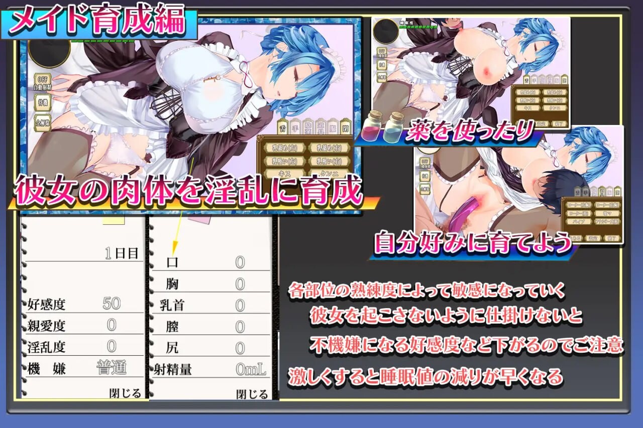 女仆永远跟在主人身边 メイドはいつもご主人様の隣に v1.02 PC端 汉化版 预览图