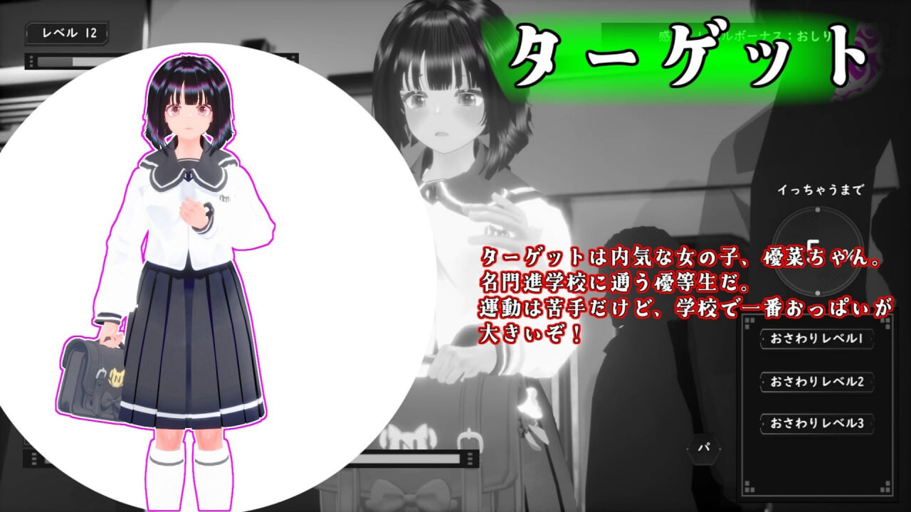 触碰地铁转啊转 文静女高中生篇 おさわりメトロがぐ～るぐる おとなしJK編 PC端 日文原版 预览图