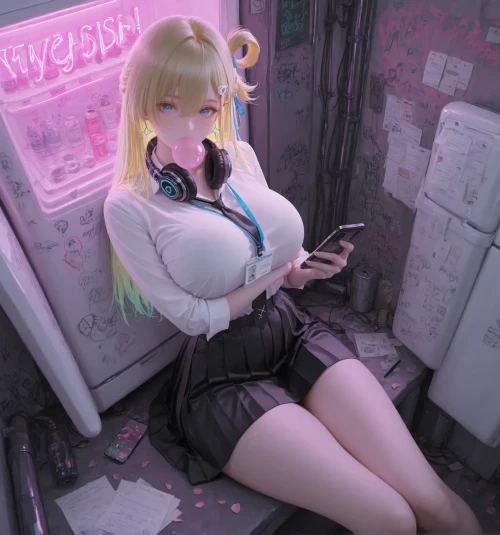 AI绘画琳奈-鸣潮 AI绘画漫画图集 预览图