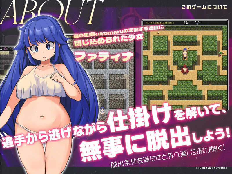 脱出ACT/像素动态2C 黑色迷宫（黒の迷宮）V1.0 DL原版生肉 PC端 完整版 预览图