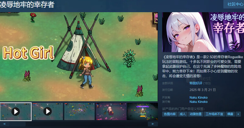 冲突桥段地牢的幸存者（Humiliation Dungeon Survivors）V1.0.2 STEAM官中 PC端 官中版 预览图