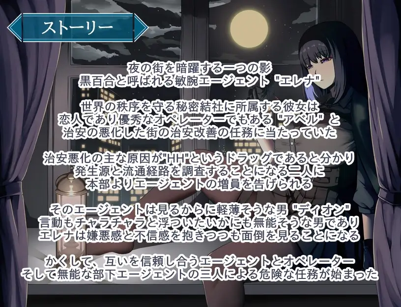 特工艾琳娜 ～与无能部下的危险任务～ エージェント・エレナ ～無能な部下との危険な任務～Ver1.02 双端 AI汉化版 预览图