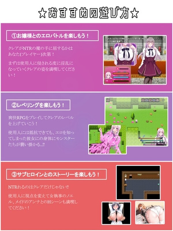 增添AZ 回合RPG/2C 贵族之傲～傲慢大小姐与异化角色的诅咒～ PC端 预览图