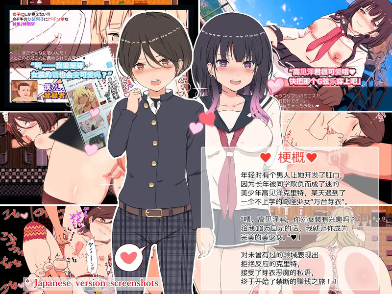 探索RPG/2C 克里特的零花钱大作战!（Make Lots of M♂ney with Sex! PC端 预览图