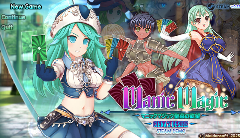先行体验]【日式RPG/动态/汉化】疯狂魔法 蓝银渴望（Manic Magic Ciena's Desire）V0.22 PC端 AI汉化版 预览图
