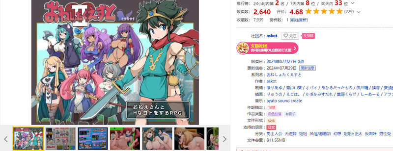 大姐姐们与尿床勇者的任务II～被选中的女人们～ おねしょたくえすとII～選ばれし女たち～ V1.02 PC端 AI汉化版 预览图