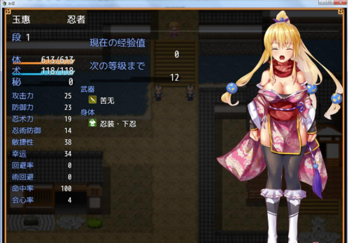 妖怪隐遁传！蠢丫头女忍与银遁秘卷 V1.02 双端 汉化版 预览图